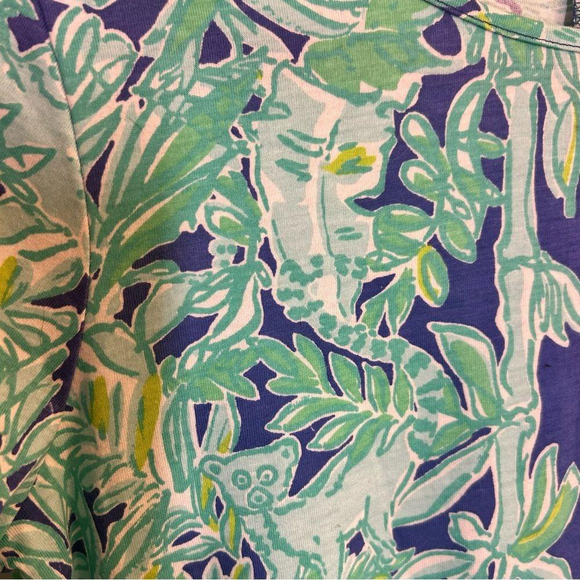 Lilly Pulitzer cotton knit dress size small , long sleeve knee length - Picture 2 of 9